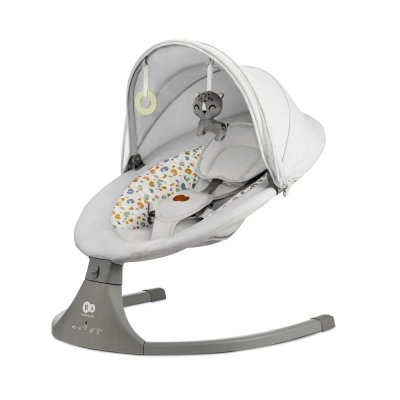 KINDERKRAFT Lehátko houpací s melodií 2v1 Lumi, do 9 kg, Premium Light Grey