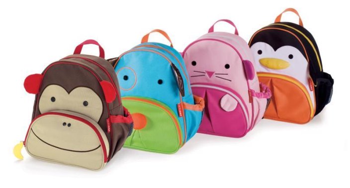 SKIP HOP Zoo-ryggsäck för Kindergarten Monkey 3 år+