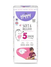 BELLA HAPPY Baby Couches jetables Junior 11-18 kg Big Pack 52 unités