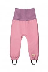 Dětské rostoucí softshellové kalhoty s membránou Monkey Mum® - Cukrová vata