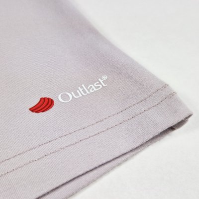 Koszulka BASIC KR damska cienka Outlast® - pearl