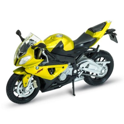 Welly Motorcykel BMW S1000RR 1:18 guld