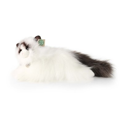 Rappa Plyschkatt ragdoll liggande 35 cm ECO-FRIENDLY