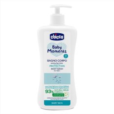 CHICCO Sampon de corp cu dozator Baby Moments Protection 93% ingrediente naturale 500 ml