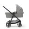 KINDERKRAFT Kinderwagen kombiniert 3 in 1 Newly Moonlight Grey + Mink PRO
