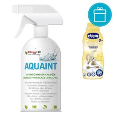 CHICCO öblítő koncentrált Gentle touch, 750 ml + AQUAINT 500 ml