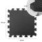 KINDERKRAFT Schaumstoff Puzzlematte Luno 150 x 180 cm Schwarz, 30 Stk.