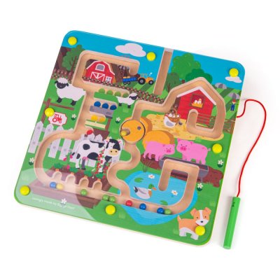 Bigjigs Toys Magnet Labyrinth Bauernhof