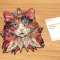 RoboTime Puzzle de Madera Rey Gato
