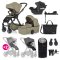 PETITE&MARS SET Kočárek 4v1 ICON Mossy Green XXL AIR + CBX By CYBEX Aton B2 i-Size
