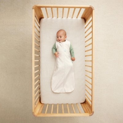 ERGOPOUCH Śpiwór bawełna organiczna Jersey Oatmeal Marle 3-12 m, 6-10 kg, 0,2 tog