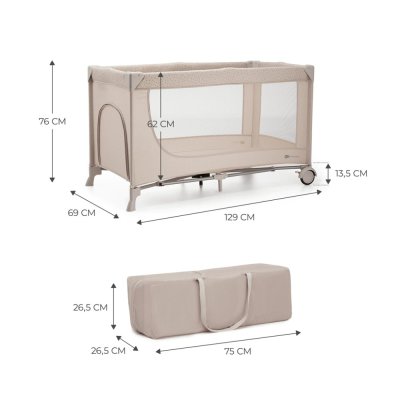 KINDERKRAFT Reisebett Joy 2 Beige