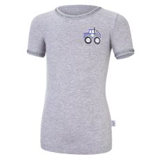 T-Shirt dünn KR Bild Outlast® - Grau meliert