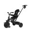 Rowerek trójkołowy QPLAY Elite Platinum Black, 6 w 1, wiek 10-72 miesięcy