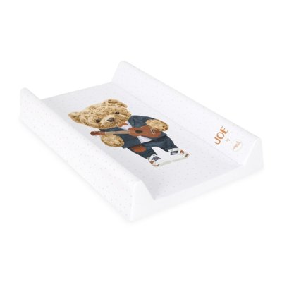 CEBA BABY Wickelauflage 2-seitig mit fester Platte (50x70) Comfort Fluffy Puffy Joe