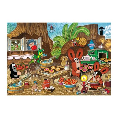 Dino Puzzle Krtek dans la cuisine 100 XL