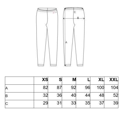 Legginsy wysokie damskie cienkie Outlast® - czarne