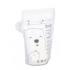 LOVI Sacos de armazenamento de leite materno 25 unidades Buddy Bear