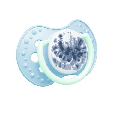 LOVI Silikon Schnuller Dynamisch Tie Dye 3-6m 2Stk Mädchen