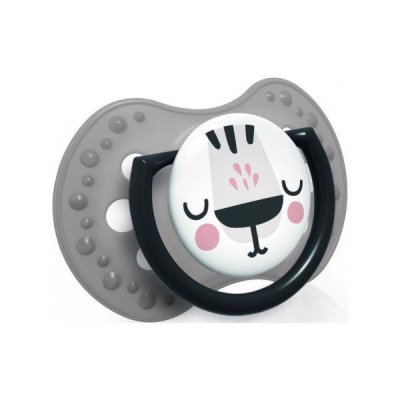 LOVI Silikon-Schnuller dynamisch Salt&Pepper 3-6m 2 Stk