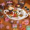 Puzzle 3D en bois RoboTime Miniature de la chocolaterie d'Henry