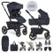 EASYWALKER Kombi-Kinderwagen Jimmey Indigo Blue XXL RWS