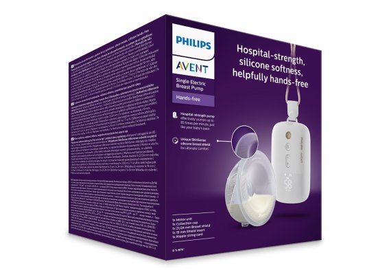 Philips AVENT Laktator elektryczny do mleka matki Hands-Free Premium Plus SCF531/11+Prezent