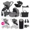 PETITE&MARS SET Kočárek 4v1 ICON Dove Grey XXL AIR + CBX By CYBEX Aton B2 i-Size