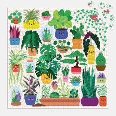 Puzzle Mudpuppy Happy Plants 500 pièces
