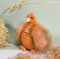 Doudou Histoire d'Ours Pluche Kip Rood 20 cm