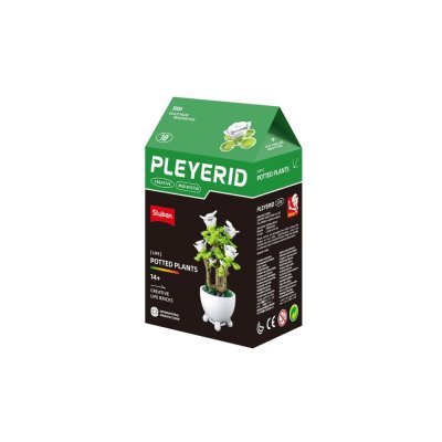 Sluban Flowers M38-B1075D Tropische Pflanze im Blumentopf