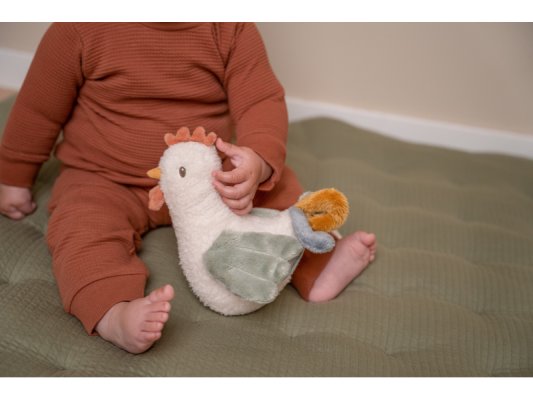 LITTLE DUTCH Slepička houpací plyšová Farma
