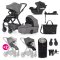 PETITE&MARS SET Kočárek 4v1 ICON Dove Grey XXL AIR + CBX By CYBEX Aton B2 i-Size