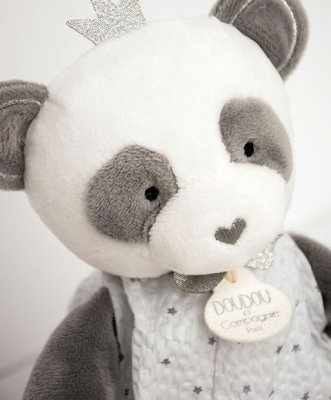 Conjunto de presente Doudou - panda de pelúcia 20 cm