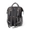 BABYONO Sac à langer/sac à dos Oslo Style noir