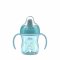 CHICCO Šalica Training s ručkama teal, 6m+