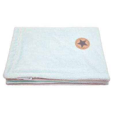Coperta doppia MAZLÍK BAMBÙ Outlast® - menta chiaro/grigio chiaro