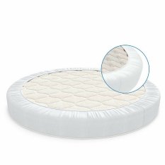 MIMIKO Sábana bajera impermeable ajustable pequeña de 100 cm x 100 cm