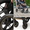 KINDERKRAFT Kombikinderwagen 3in1 Esme Pure Black