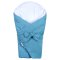 Multifunktionell swaddlefilt Outlast® - turkos/vit