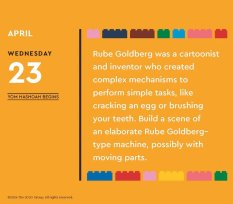 Calendar distractiv LEGO® Chronicle Books 2025
