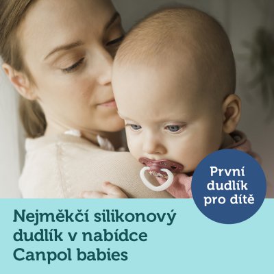 CANPOL BABIES Set symmetrischer Silikon-Schnuller Light touch 0-6m Sleepy Koala blau