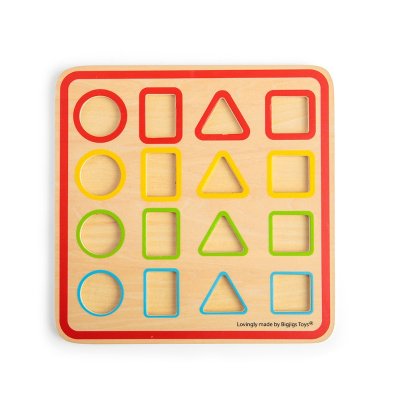 Bigjigs Toys Forme colorate de inserție