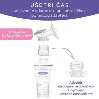 LANSINOH Anyatejtároló zacskók 180ml, 50 db