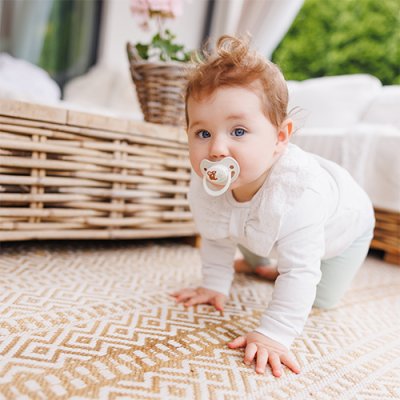 BABYONO Silikon-Schnuller anatomisch 6-18m, 2 Stk.