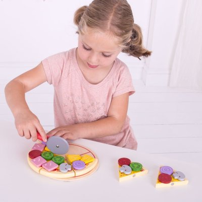 Bigjigs Toys Houten Snij Pizza