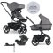 EASYWALKER SET Kinderwagen 4in1 Harvey⁵ Pebble Grey LITE RWS + CYBEX Aton B2 i-Size + Basis