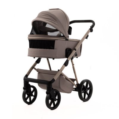 ADAMEX Kombikinderwagen Delta Natura Cappuccino