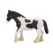 Mojo Cheval Clydesdale noir et blanc