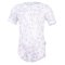 Body cienki T-shirt DRUK KR Outlast® - białe kwiatki
